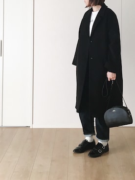 「A part by（アパートバイ）のアイテム（その他アウター）」を使った、himarisoさん（レディース・164cm）の冬コーディネート