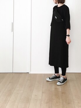 「reca（レカ）のアイテム（レッグウェア）」を使った、himarisoさん（レディース・164cm）の秋コーディネート