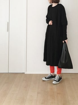 「coca（coca）（コカ）のアイテム（ワンピース/ドレス）」を使った、himarisoさん（レディース・164cm）の秋コーディネート