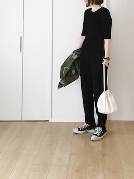 「20/80（テゥエンティーエイティー）のアイテム」を使った、himarisoさん（レディース・164cm）の秋コーディネート