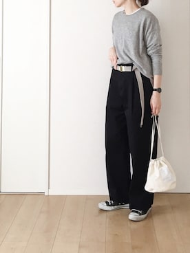 「20/80（テゥエンティーエイティー）のアイテム」を使った、himarisoさん（レディース・164cm）の冬コーディネート