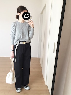 「20/80（テゥエンティーエイティー）のアイテム」を使った、himarisoさん（レディース・164cm）の冬コーディネート