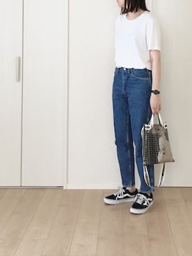 「A.P.C.（アーペーセー）のアイテム（財布/小物）」を使った、himarisoさん（レディース・164cm）の夏コーディネート