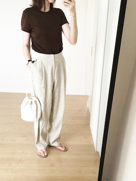 「20/80（テゥエンティーエイティー）のアイテム」を使った、himarisoさん（レディース・164cm）の夏コーディネート