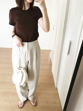 「20/80（テゥエンティーエイティー）のアイテム」を使った、himarisoさん（レディース・164cm）の秋コーディネート