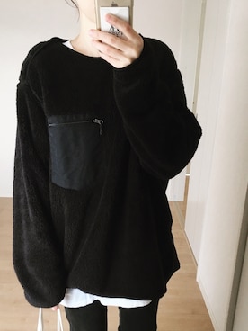 「FRUIT OF THE LOOM（フルーツオブザルーム）のアイテム」を使った、himarisoさん（レディース・164cm）の冬コーディネート