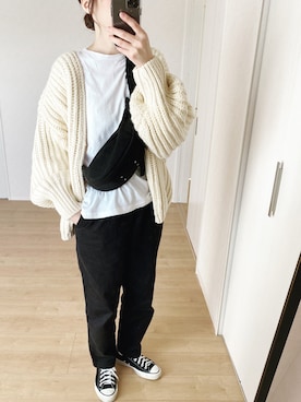 「AKTE（アクテ）のアイテム（その他アウター）」を使った、himarisoさん（レディース・164cm）の冬コーディネート