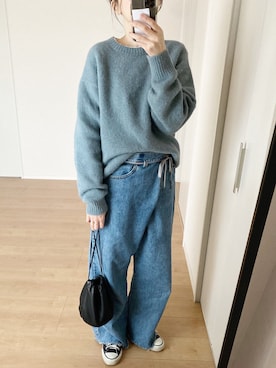 「くすみカラー」｜himarisoさん（レディース・164cm）の冬コーディネート