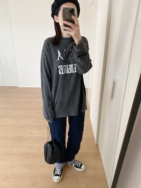 「リーバイス」｜himarisoさん（レディース・164cm）の春コーディネート