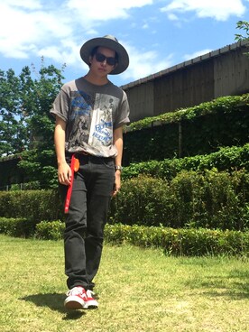 「hat」｜HIROMU YAMAMOTOさん（メンズ・166cm）の秋コーディネート