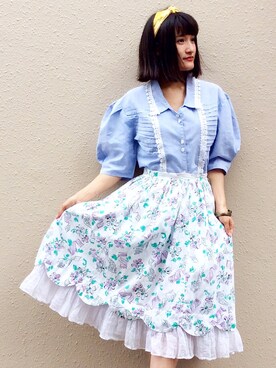 「50年代」｜AiLeen by GROGGROGさん（レディース・160cm）の夏コーディネート