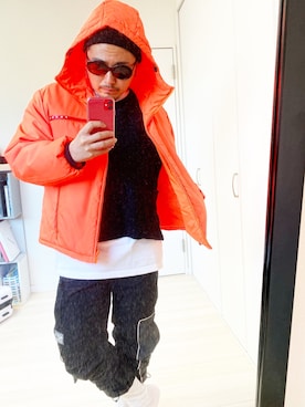 「Yeezy（イージー）のアイテム（その他トップス）」を使った、服バカ2号さん（メンズ・170cm）の冬コーディネート