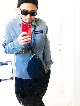 「AMBUSH（アンブッシュ）のアイテム（パンツ）」を使った、服バカ2号さん（メンズ・170cm）の冬コーディネート