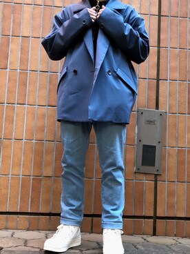 「masterkey（マスターキー）のアイテム（ジャケット/アウター）」を使った、ユウキ  「U170｣さん（メンズ・160cm）の秋コーディネート