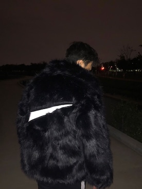 「AMBUSH（アンブッシュ）のアイテム（ジャケット/アウター）」を使った、Kuo Zih Hengさん（メンズ・175cm）の冬コーディネート