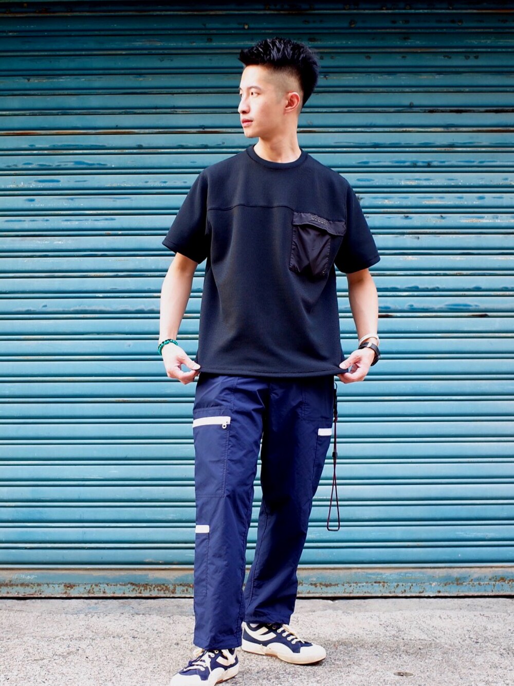 「summer」｜「CORONAのアイテム（Tシャツ/カットソー、その他）」を使った、Scott さん（メンズ・170cm）の夏コーディネートの1枚目の写真