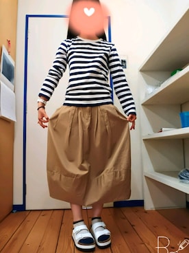 「Papillio（パピリオ）のアイテム」を使った、ぽんさん（レディース・160cm）の夏コーディネート