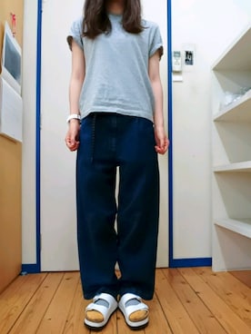 「Papillio（パピリオ）のアイテム」を使った、ぽんさん（レディース・160cm）の夏コーディネート