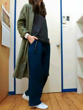 ぽんさん（レディース・160cm）の秋コーディネート