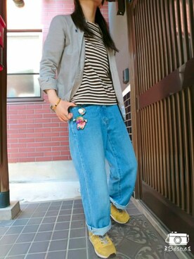 ぽんさん（レディース・160cm）の春コーディネート