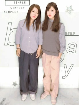 「sabbatum（サバタム）のアイテム」を使った、ぽんさん（レディース・160cm）の春コーディネート