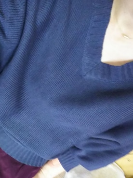 「しまむら（シマムラ）のアイテム（Knitwear、グレー系）」を使った、nishiyamaさん（レディース・155cm）の秋コーディネート