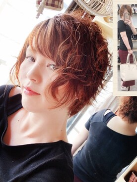 「UNIQLO（ユニクロ）のアイテム（Pants、レッド系）」を使った、nishiyamaさん（レディース・155cm）の秋コーディネート