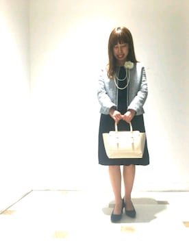 「a.v.v（アーヴェヴェ）のアイテム」を使った、RISAさん（レディース・151cm）の冬コーディネート