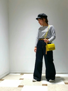 「a.v.v（アーヴェヴェ）のアイテム」を使った、RISAさん（レディース・151cm）の冬コーディネート