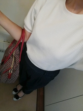 「Roberta Pieri（ロベルタピエリ）のアイテム」を使った、iMaizuさん（レディース・162cm）の秋コーディネート