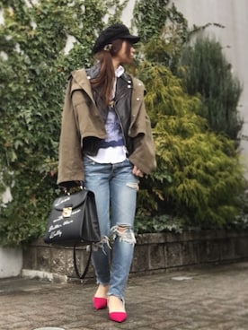 Atsukoさん（レディース・152cm）の春コーディネート