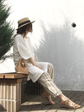 Atsukoさん（レディース・152cm）の夏コーディネート