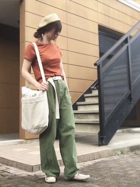 Atsukoさん（レディース・152cm）の夏コーディネート