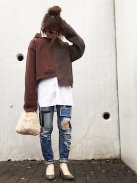 Atsukoさん（レディース・152cm）の秋コーディネート