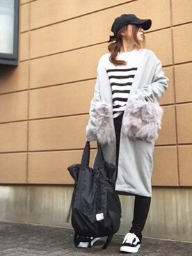 Atsukoさん（レディース・152cm）の冬コーディネート