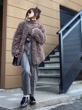 Atsukoさん（レディース・152cm）の冬コーディネート