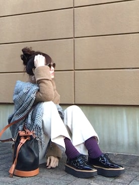 Atsukoさん（レディース・152cm）の冬コーディネート