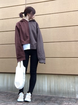 「CIBONE（シボネ）のアイテム」を使った、Atsukoさん（レディース・152cm）の春コーディネート