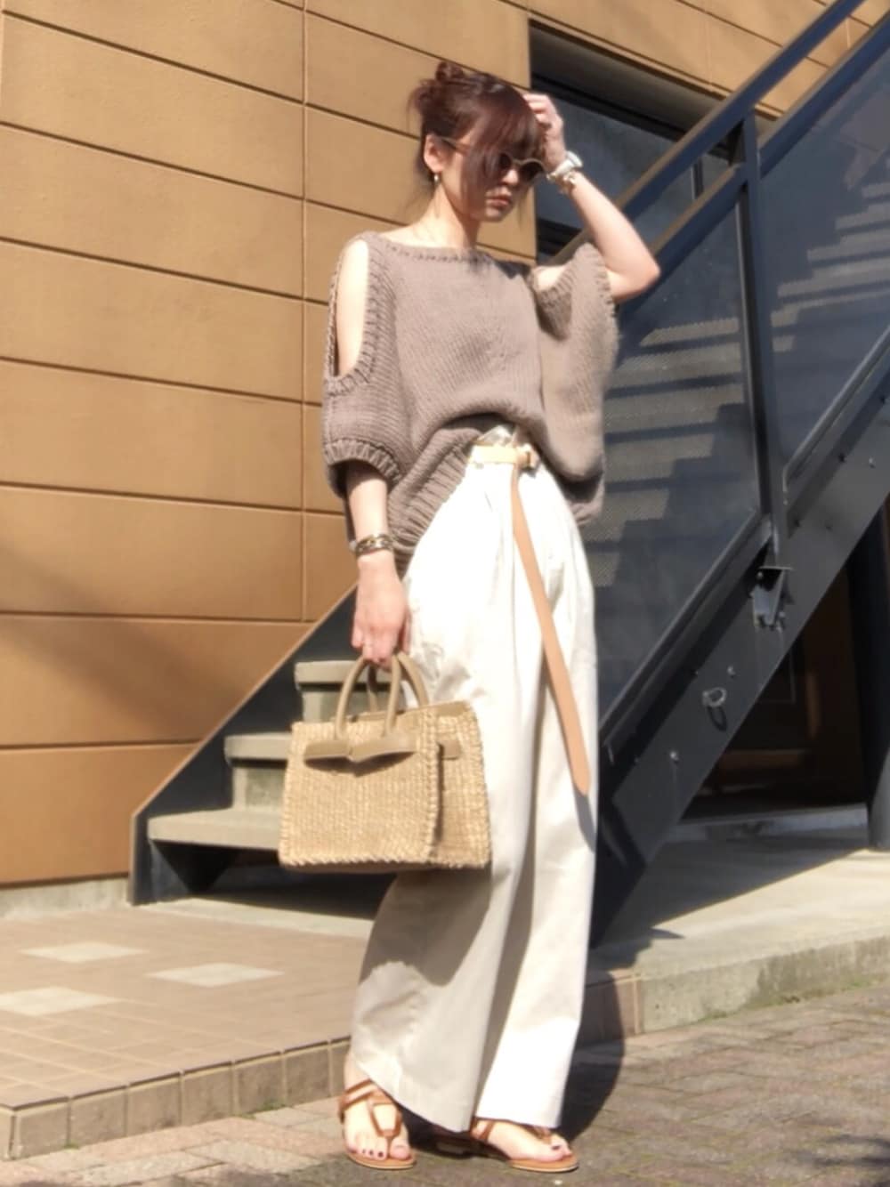 TODAYFUL（トゥデイフル）の「オープンショルダーニット（ニット