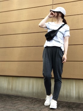 「choosy chu（チュージーチュー）のアイテム」を使った、Atsukoさん（レディース・152cm）の夏コーディネート