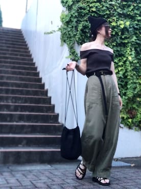 「rinto（リント）のアイテム」を使った、Atsukoさん（レディース・152cm）の秋コーディネート