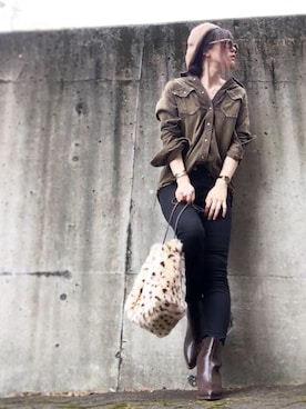 Atsukoさん（レディース・152cm）の秋コーディネート