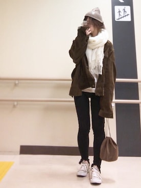 Atsukoさん（レディース・153cm）の冬コーディネート