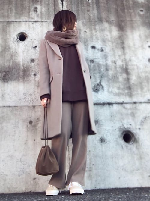 Atsuko Urban Researchのストール スヌードを使ったコーディネート Wear