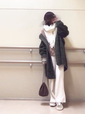 Atsukoさん（レディース・153cm）の冬コーディネート