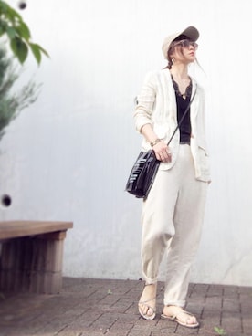 Atsukoさん（レディース・153cm）の夏コーディネート