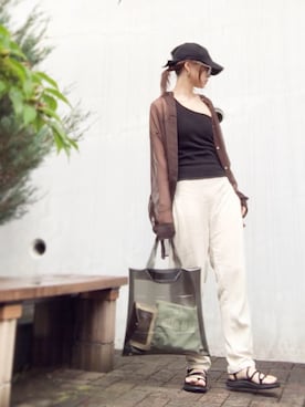 「Teva（テバ）の＜TEVA（テバ）＞∴VOYA INFINITY ボヤインフィニティ サンダル ◆（サンダル）」を使った、Atsukoさん（レディース・153cm）の秋コーディネート