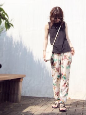 「Teva（テバ）の＜TEVA（テバ）＞∴VOYA INFINITY ボヤインフィニティ サンダル ◆（サンダル）」を使った、Atsukoさん（レディース・153cm）の秋コーディネート