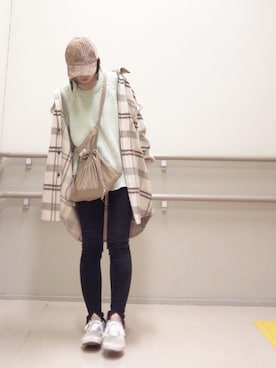 「TODAYFUL（トゥデイフル）のTODAYFUL(トゥディフル) ''Vintage Apron Sacoche'' ヴィンテージエプロンサコッシュ ／11821066（ショルダーバッグ）」を使った、Atsukoさん（レディース・153cm）の冬コーディネート
