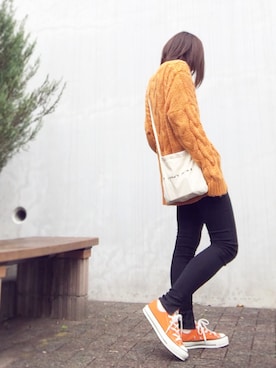 「TODAYFUL（トゥデイフル）のLUKE's Denim（その他パンツ）」を使った、Atsukoさん（レディース・153cm）の春コーディネート